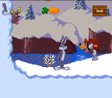 Bugs Bunny - Rabbit Rampage (USA) screen shot game playing